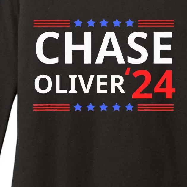 Chase Oliver For President 2024 Libertarian Vote For Chase Womens CVC Long Sleeve Shirt