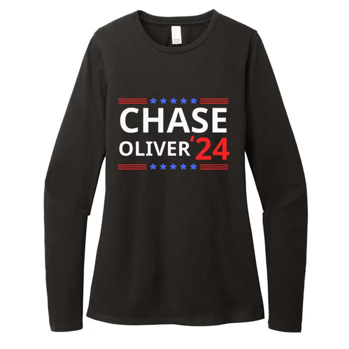 Chase Oliver For President 2024 Libertarian Vote For Chase Womens CVC Long Sleeve Shirt