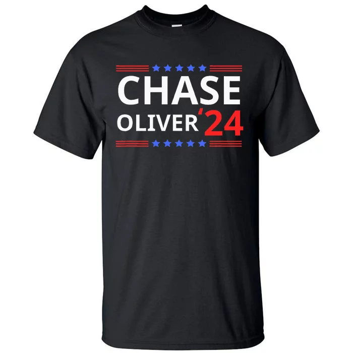 Chase Oliver For President 2024 Libertarian Vote For Chase Tall T-Shirt