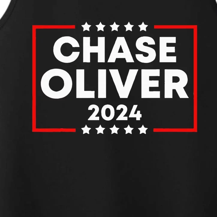 Chase Oliver For President 2024 Performance Tank