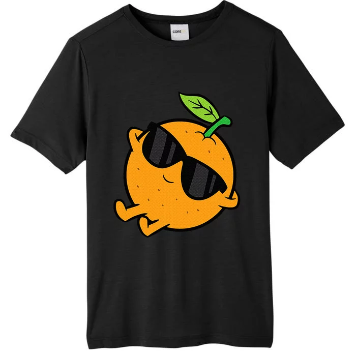 Cute Orange Fruit Relaxing Lazy Orange ChromaSoft Performance T-Shirt