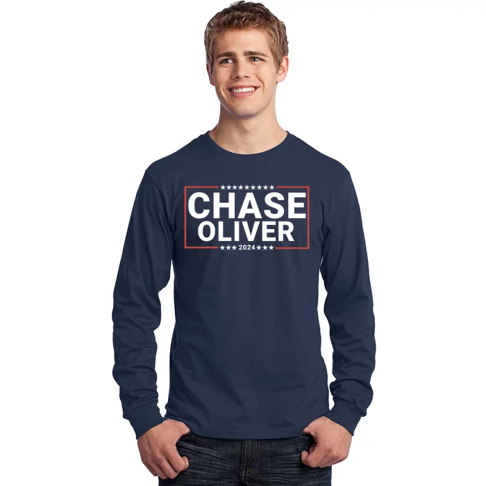 Chase Oliver For President Chase Oliver 2024 Long Sleeve Shirt