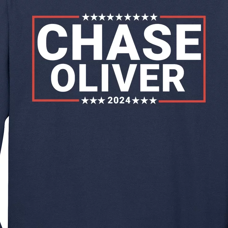 Chase Oliver For President Chase Oliver 2024 Long Sleeve Shirt