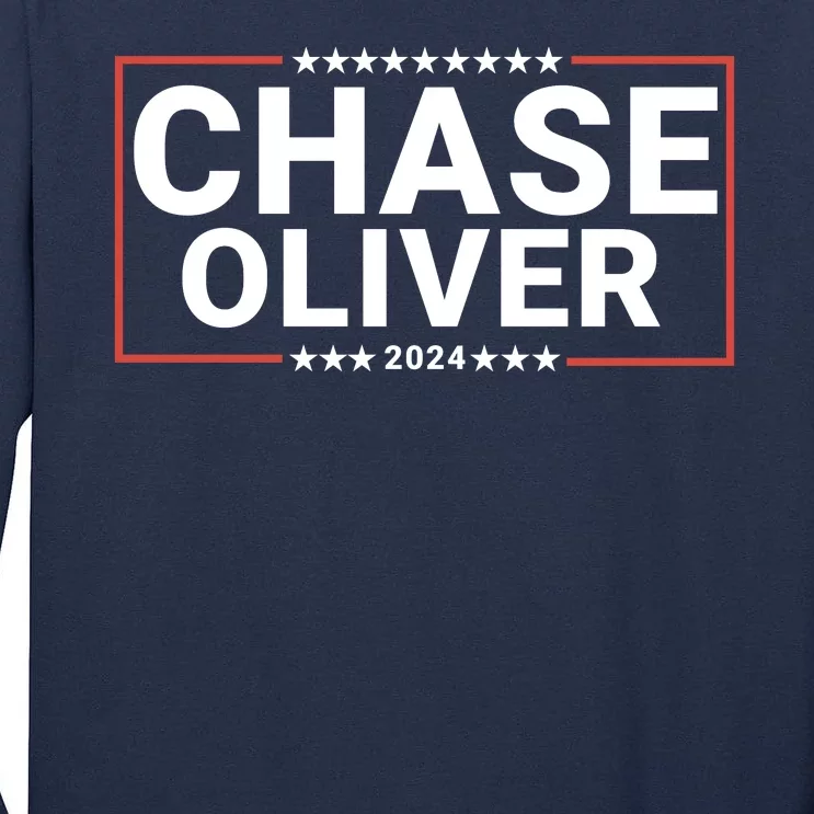 Chase Oliver For President Chase Oliver 2024 Tall Long Sleeve T-Shirt