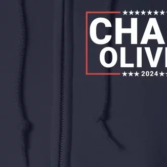 Chase Oliver For President Chase Oliver 2024 Full Zip Hoodie