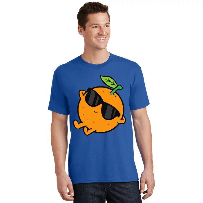 Cute Orange Fruit Relaxing Lazy Orange T-Shirt