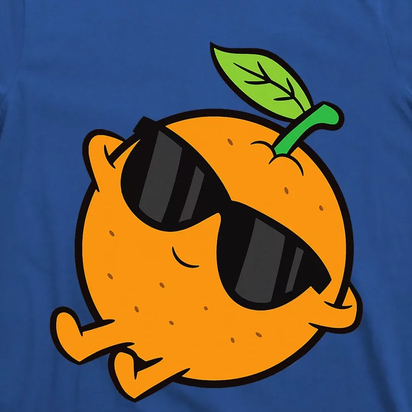 Cute Orange Fruit Relaxing Lazy Orange T-Shirt