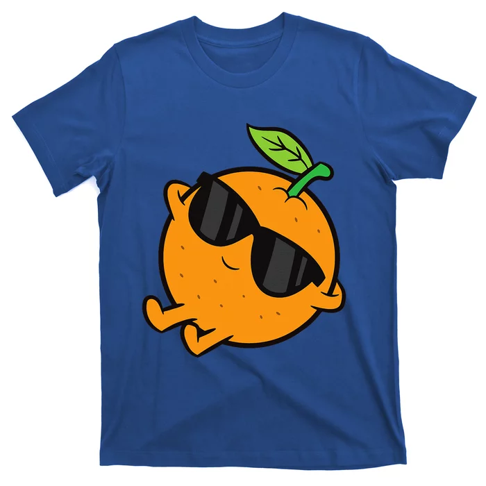 Cute Orange Fruit Relaxing Lazy Orange T-Shirt