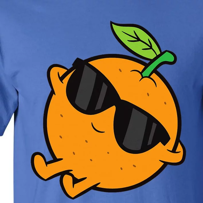 Cute Orange Fruit Relaxing Lazy Orange Tall T-Shirt