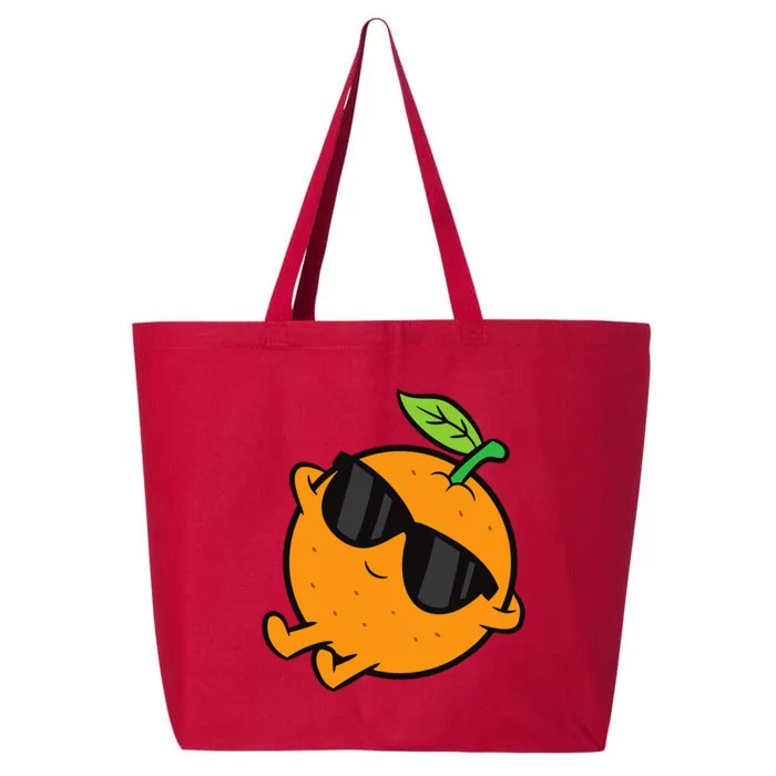 Cute Orange Fruit Relaxing Lazy Orange 25L Jumbo Tote