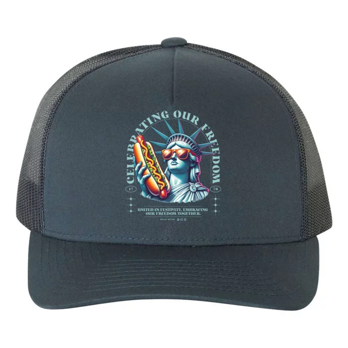 Celebrating Our Freedom Yupoong Adult 5-Panel Trucker Hat