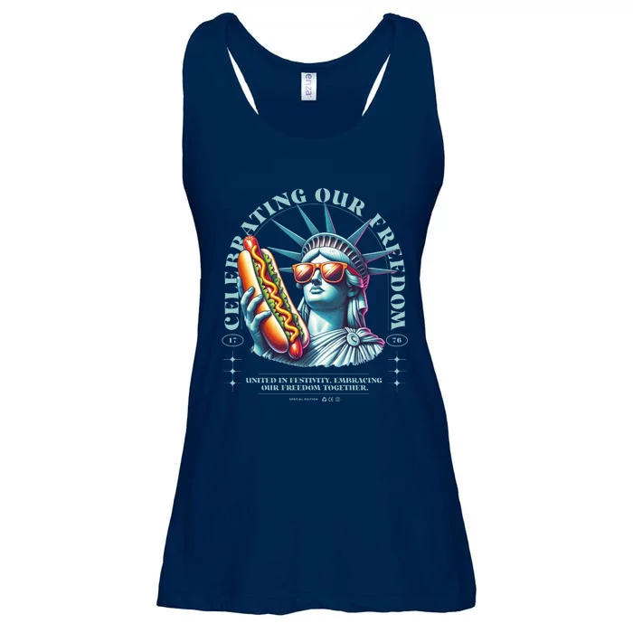 Celebrating Our Freedom Ladies Essential Flowy Tank