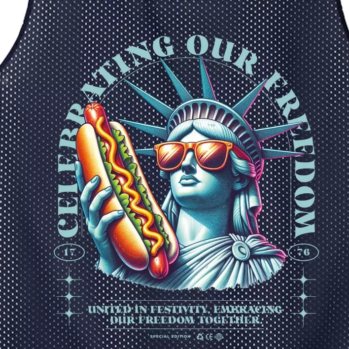 Celebrating Our Freedom Mesh Reversible Basketball Jersey Tank