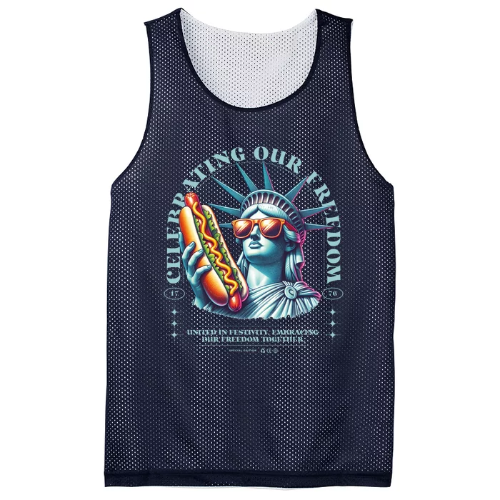 Celebrating Our Freedom Mesh Reversible Basketball Jersey Tank