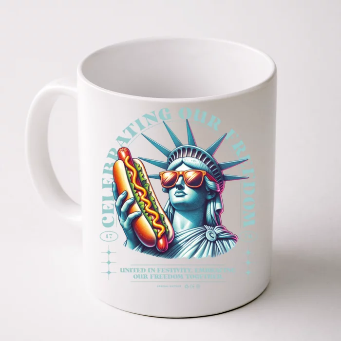 Celebrating Our Freedom Front & Back Coffee Mug