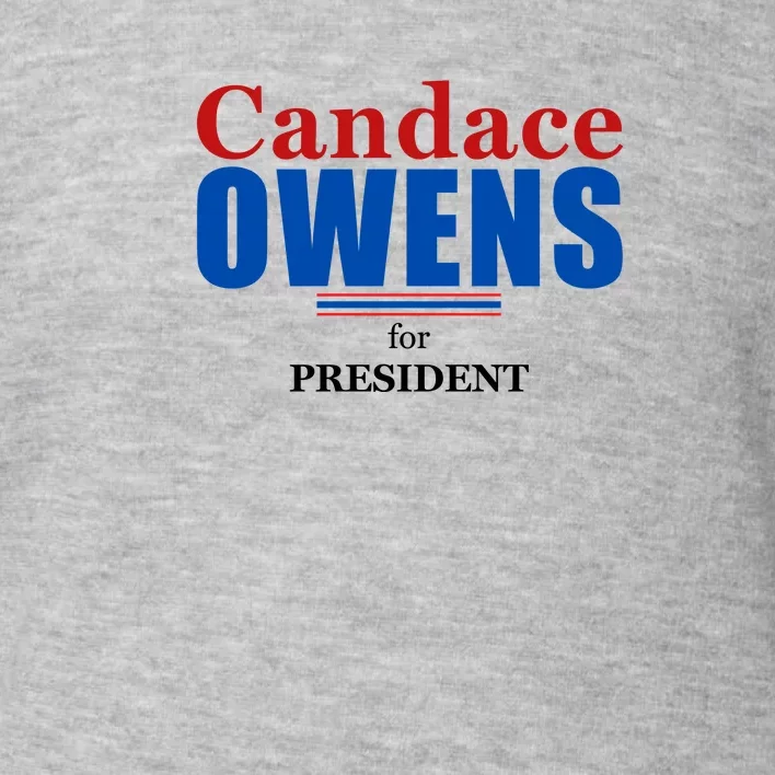 Candace Owens For President 2024 Toddler Sweatshirt