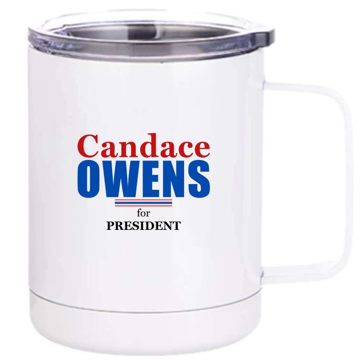 Candace Owens For President 2024 Front & Back 12oz Stainless Steel Tumbler Cup