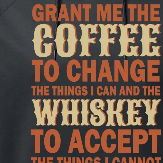 Coffee And Whiskey Performance Fleece Hoodie