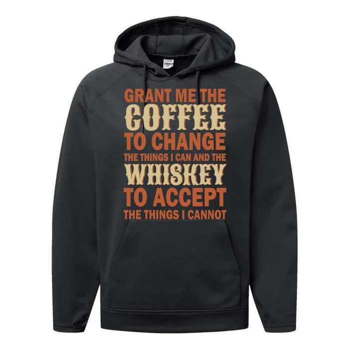 Coffee And Whiskey Performance Fleece Hoodie