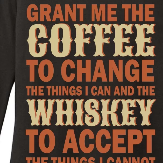 Coffee And Whiskey Womens CVC Long Sleeve Shirt