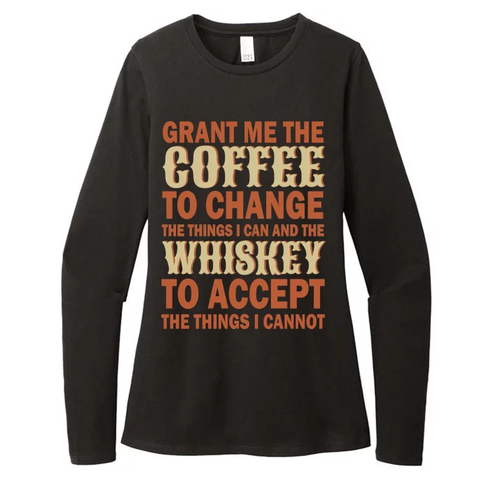 Coffee And Whiskey Womens CVC Long Sleeve Shirt