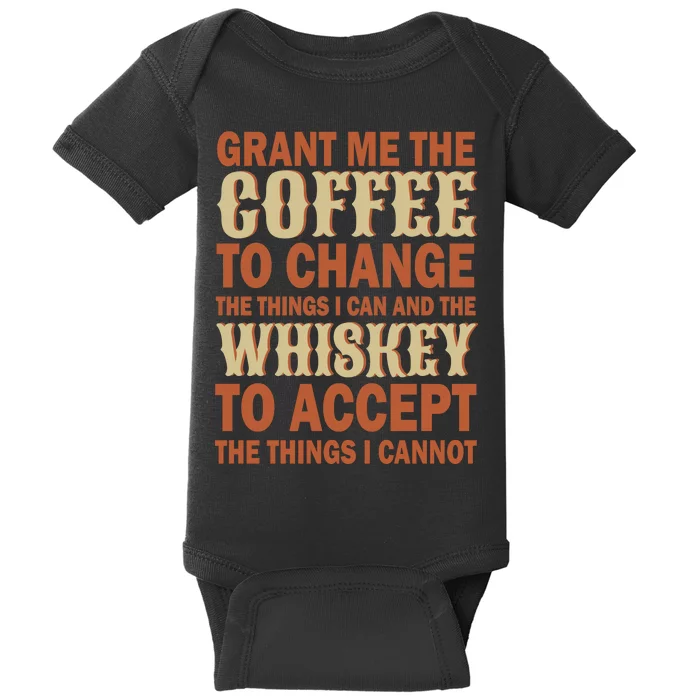 Coffee And Whiskey Baby Bodysuit