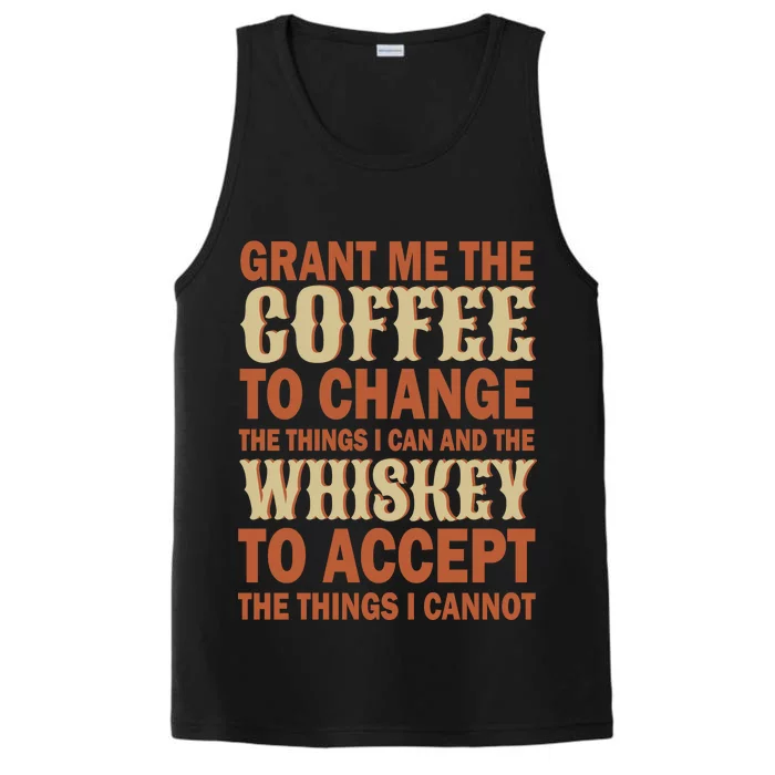 Coffee And Whiskey Performance Tank