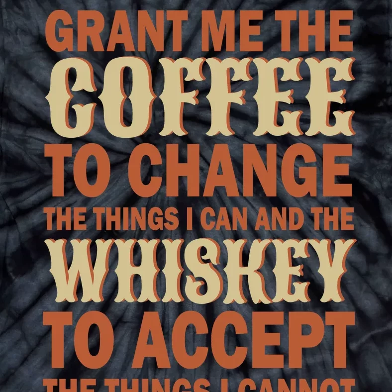 Coffee And Whiskey Tie-Dye T-Shirt