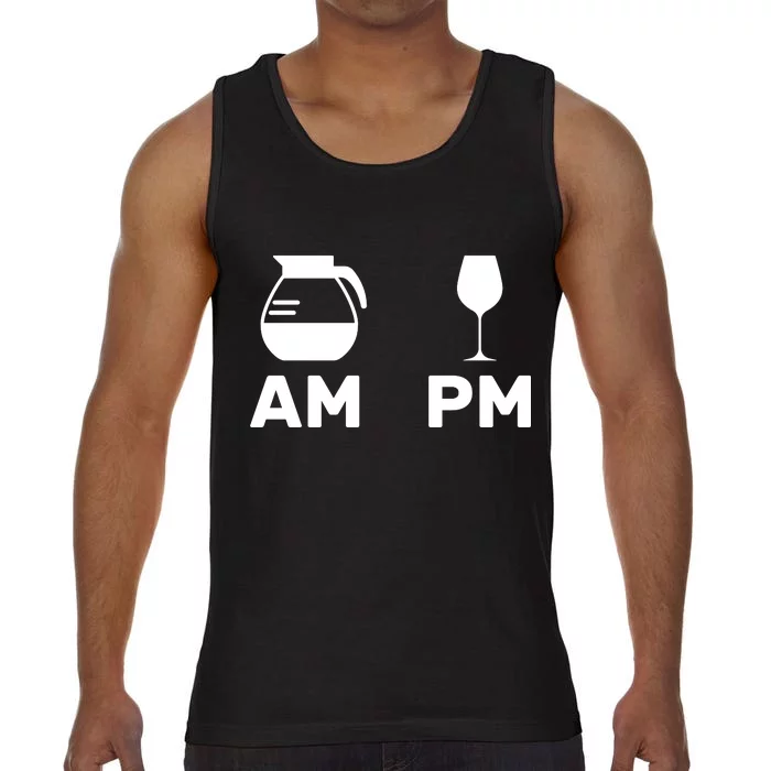 Coffee and Wine Comfort Colors® Tank Top