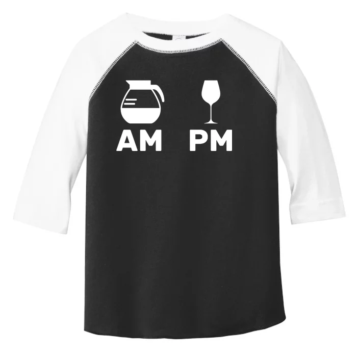 Coffee and Wine Toddler Fine Jersey T-Shirt