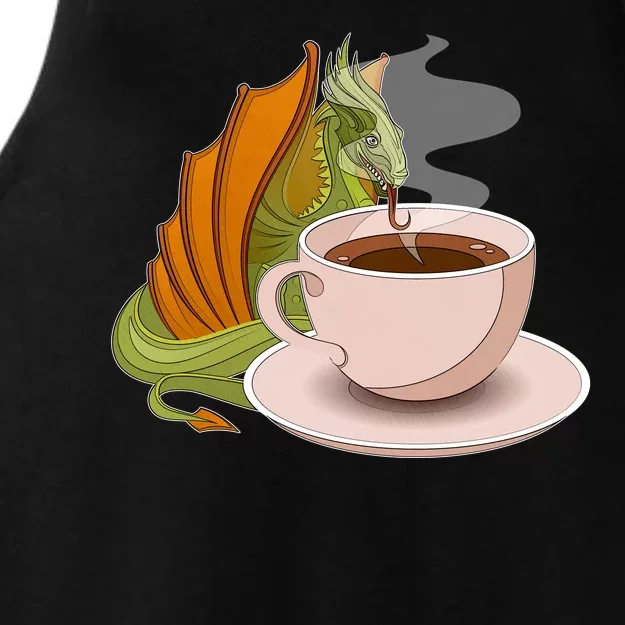 Coffee Caffeine Dragon Ladies Tri-Blend Wicking Tank