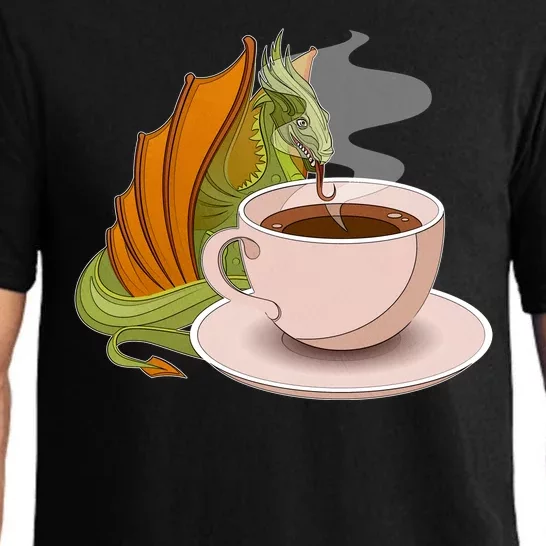 Coffee Caffeine Dragon Pajama Set