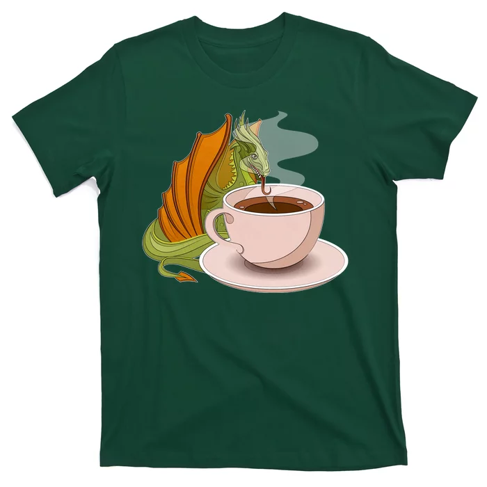 Coffee Caffeine Dragon T-Shirt