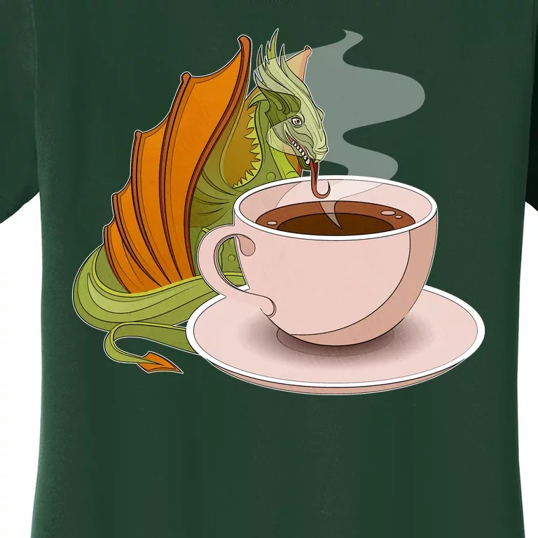 Coffee Caffeine Dragon Women's T-Shirt