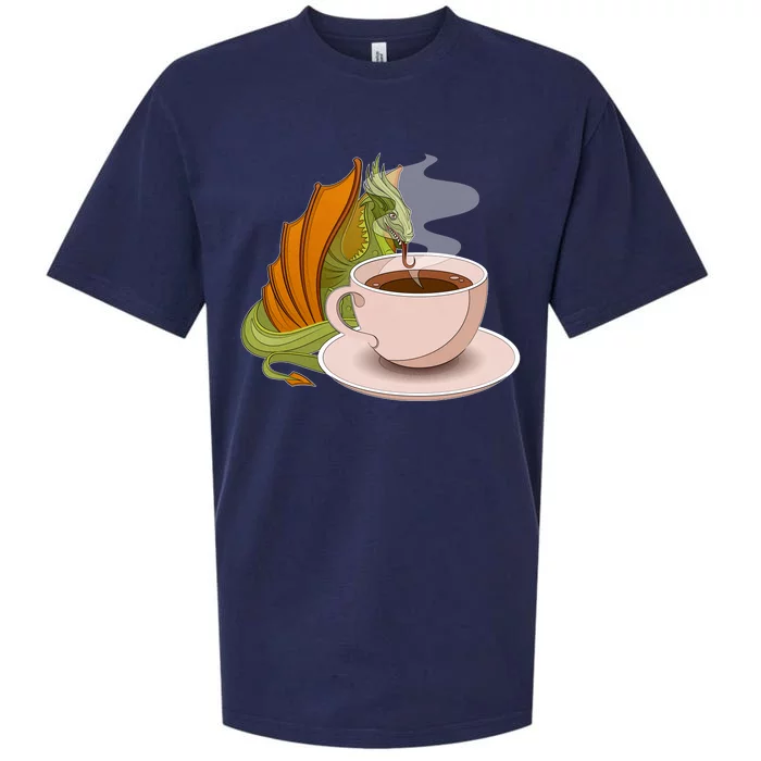 Coffee Caffeine Dragon Sueded Cloud Jersey T-Shirt