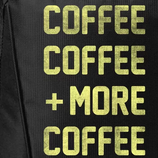 Coffee Coffee and More Coffee City Backpack