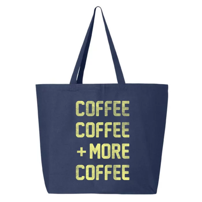 Coffee Coffee and More Coffee 25L Jumbo Tote