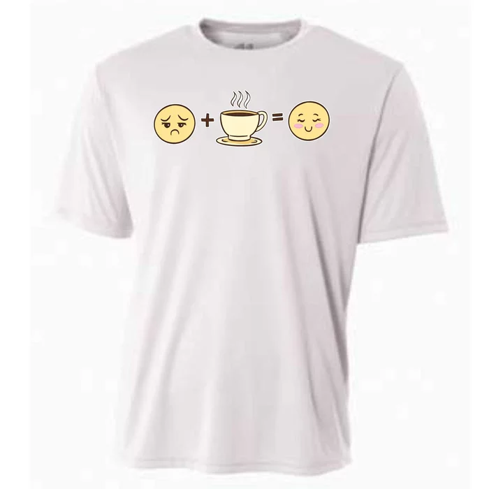 Coffee Emoji Cooling Performance Crew T-Shirt