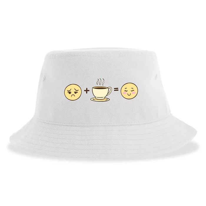 Coffee Emoji Sustainable Bucket Hat