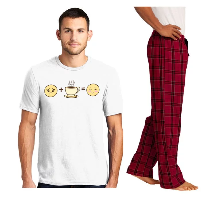 Coffee Emoji Pajama Set