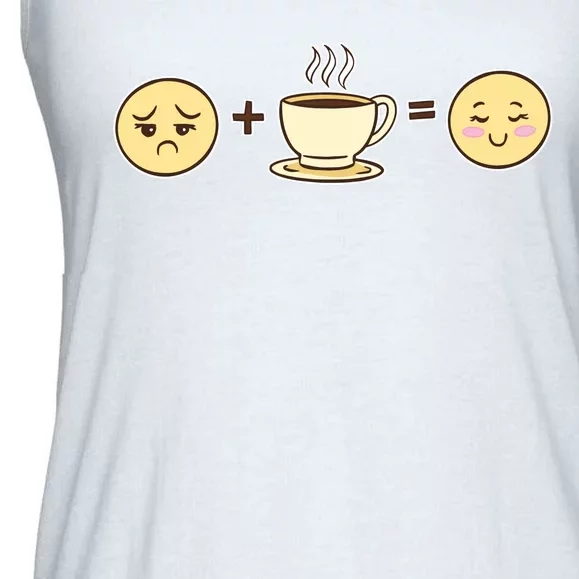 Coffee Emoji Ladies Essential Flowy Tank