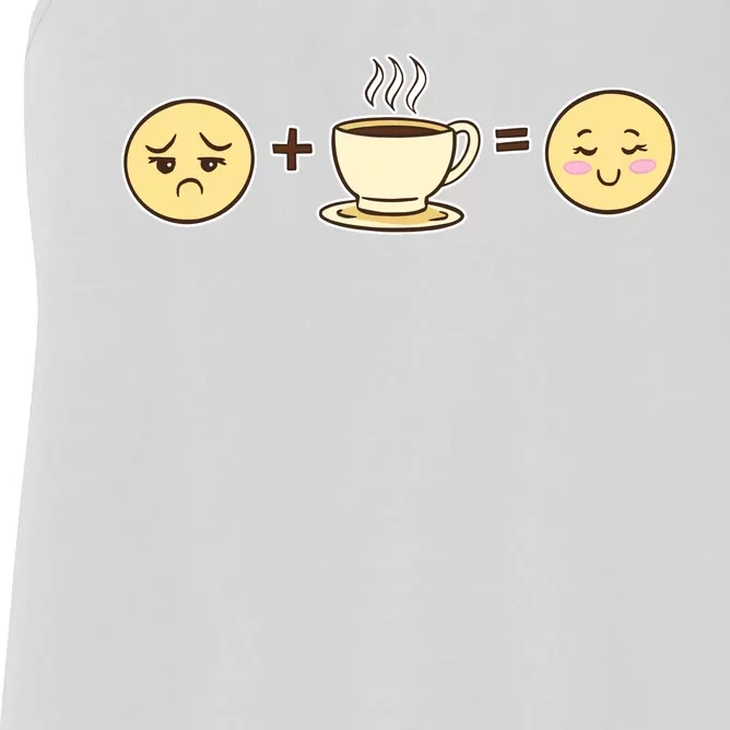 Coffee Emoji Women's Racerback Tank