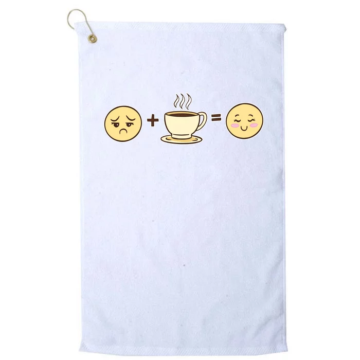 Coffee Emoji Platinum Collection Golf Towel