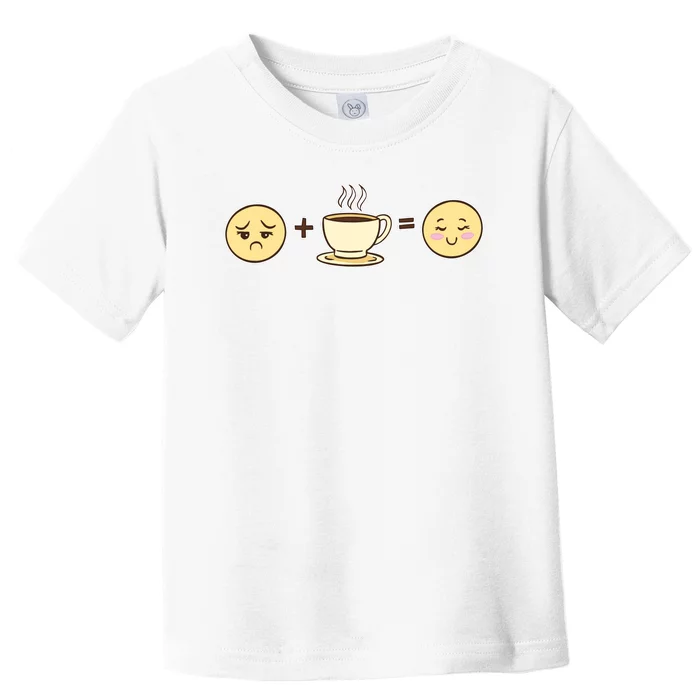 Coffee Emoji Toddler T-Shirt