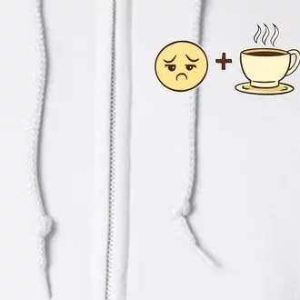 Coffee Emoji Full Zip Hoodie