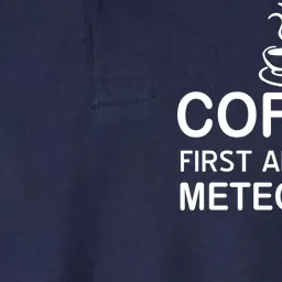 Coffee First And Then Meteorites Softstyle Adult Sport Polo