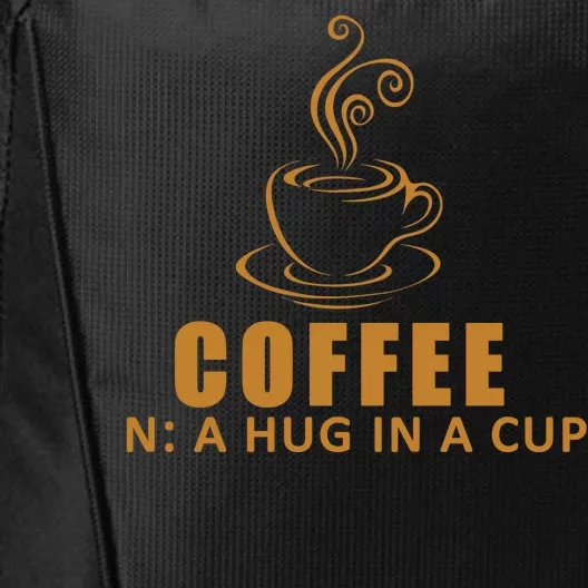 Coffee Hug In A Cup Funny City Backpack