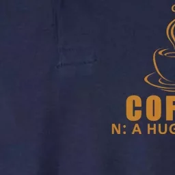 Coffee Hug In A Cup Funny Softstyle Adult Sport Polo