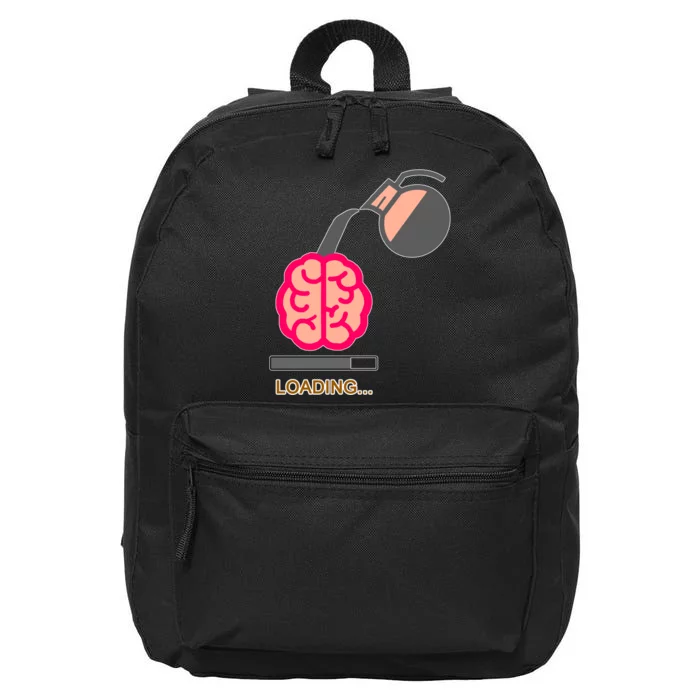 Coffee Loading Brain 16 in Basic Backpack