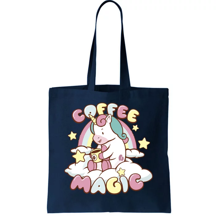 Coffee Magic Unicorn Tote Bag